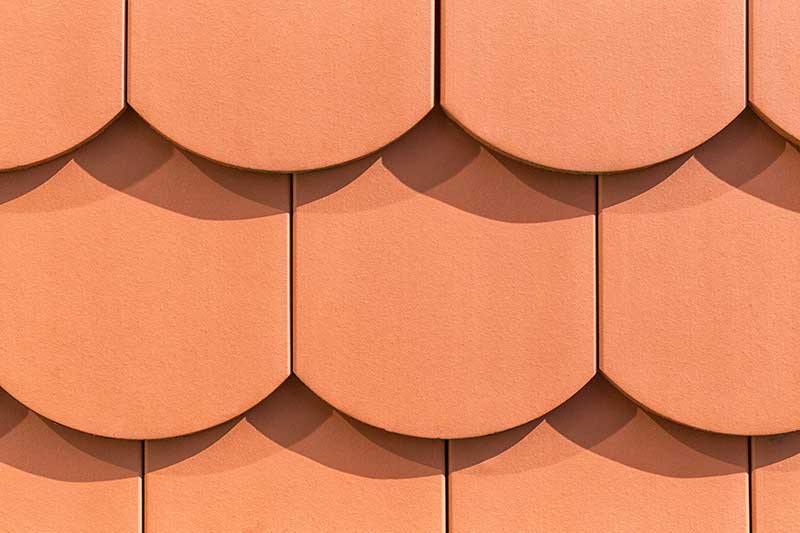 Tuiles en terre cuite