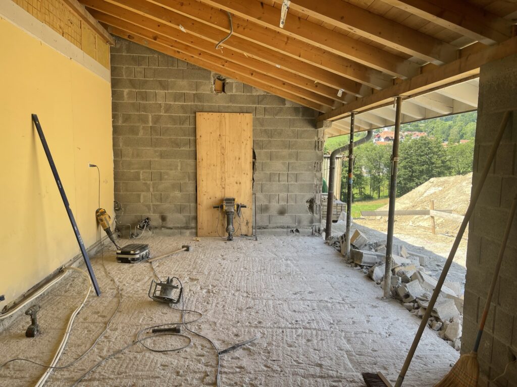 étapes d'un chantier de construction