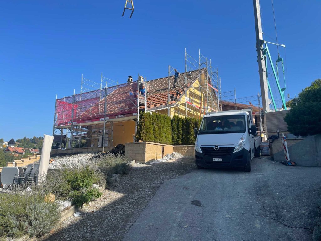 travaux d'assainissement canton de Fribourg